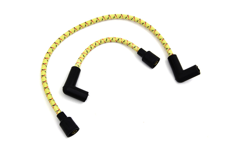 Sumax Yellow with Black & Red Tracer 7mm Spark Plug Wire Set