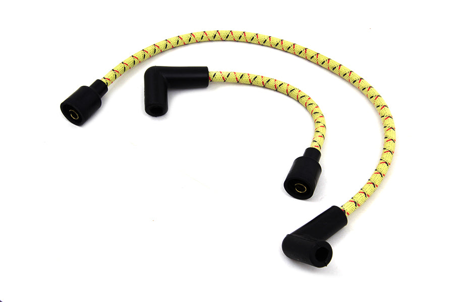 Sumax Yellow with Black & Red Tracer 7mm Spark Plug Wire Set