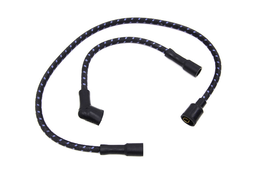 Sumax Black with Blue Tracer 7mm Spark Plug Wire Set