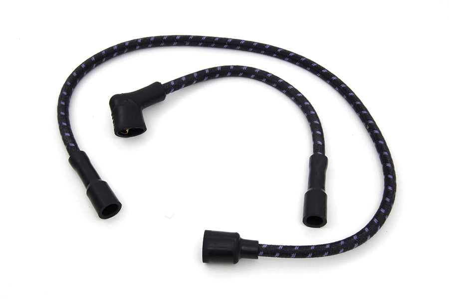Sumax Black with Blue Tracer 7mm Spark Plug Wire Set