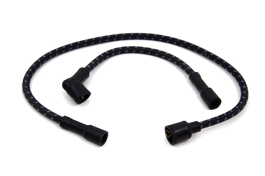 Sumax Black with Blue Tracer 7mm Spark Plug Wire Set