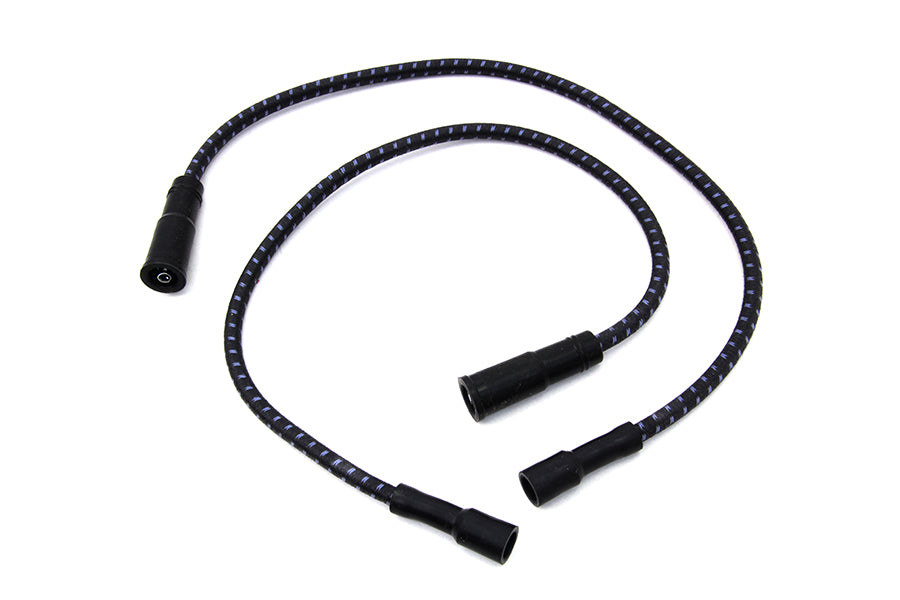 Sumax Black with Blue Tracer 7mm Spark Plug Wire Set