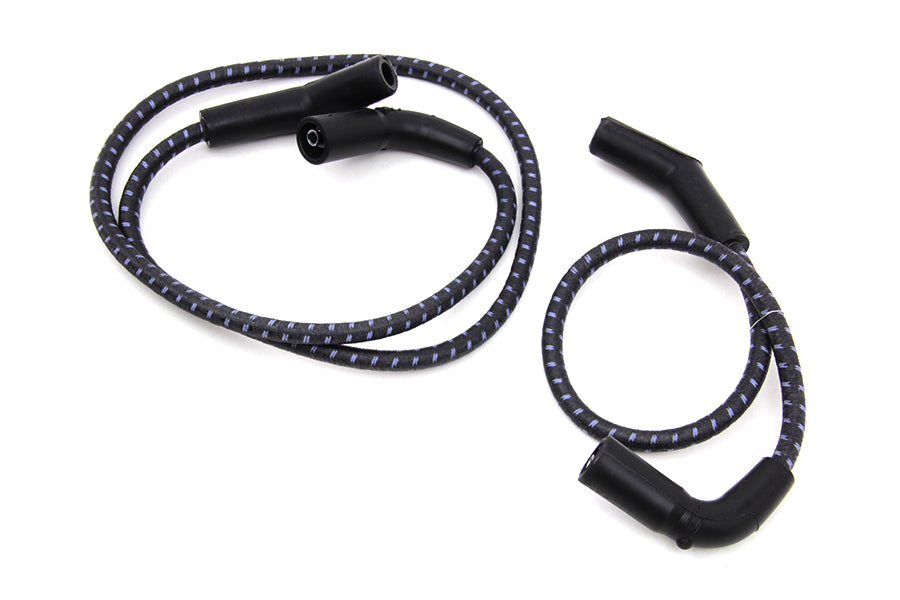 Sumax Black with Blue Tracer 7mm Spark Plug Wire Set