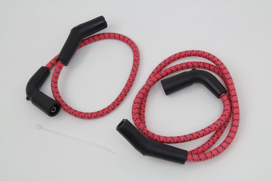 Sumax Red with Black Tracer 7mm Spark Plug Wire Set
