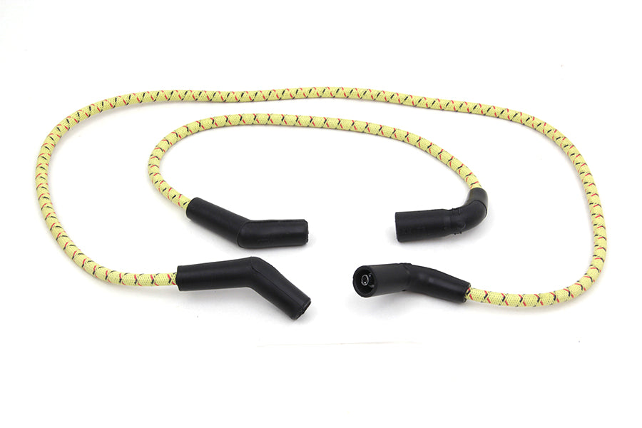 Sumax Yellow with Black & Red Tracer 7mm Spark Plug Wire Set