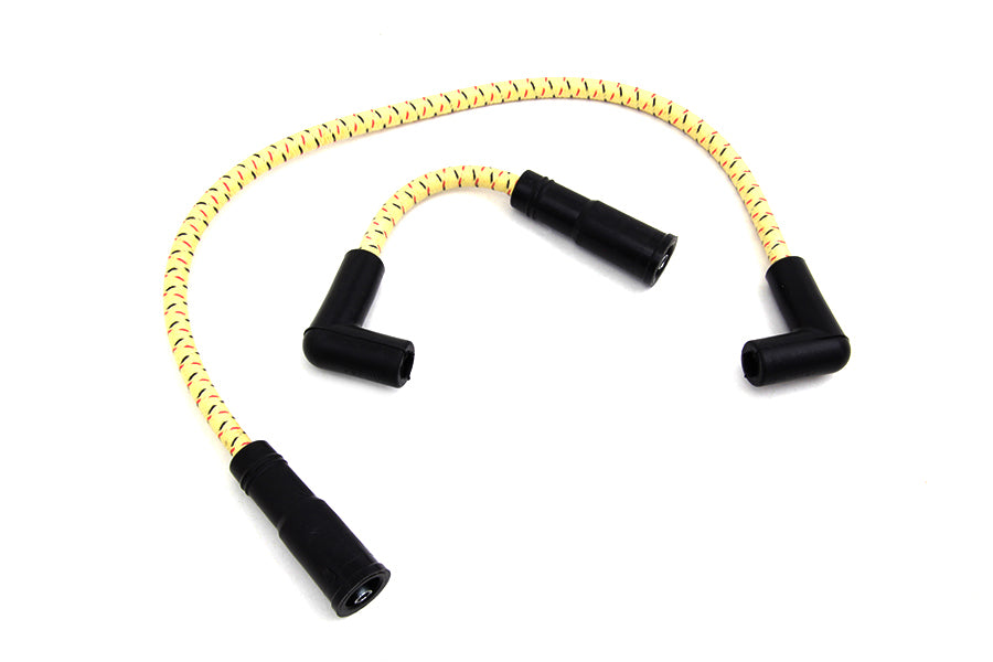 Sumax Yellow with Black & Red Tracer 7mm Spark Plug Wire Set