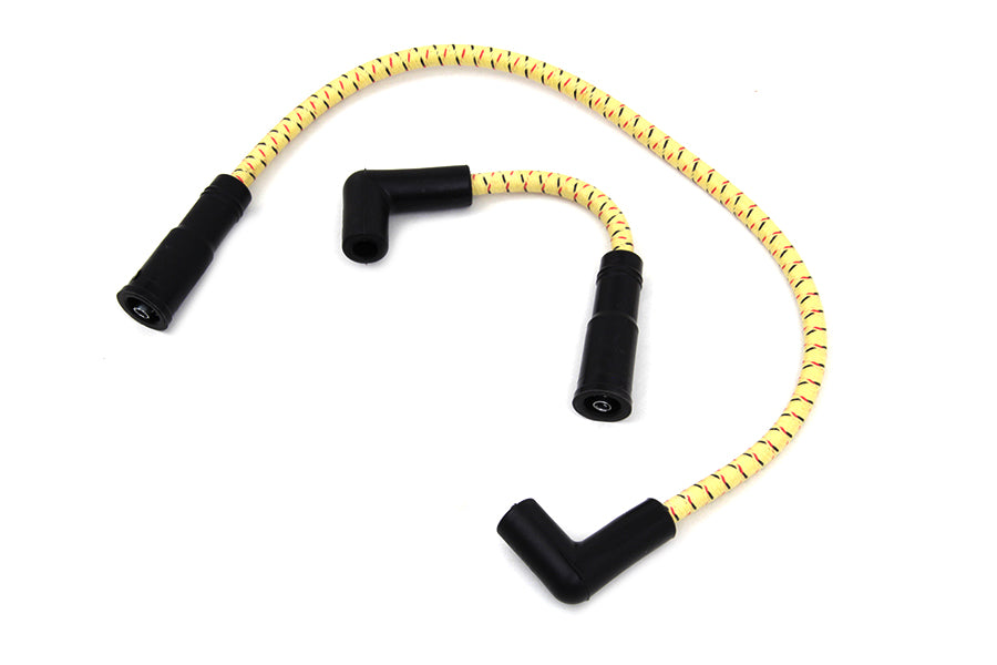 Sumax Yellow with Black & Red Tracer 7mm Spark Plug Wire Set