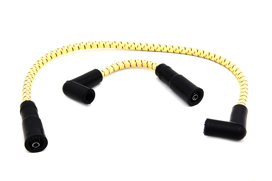 Sumax Yellow with Black & Red Tracer 7mm Spark Plug Wire Set