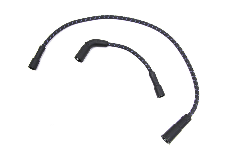 Sumax Black with Blue Tracer 7mm Spark Plug Wire Set
