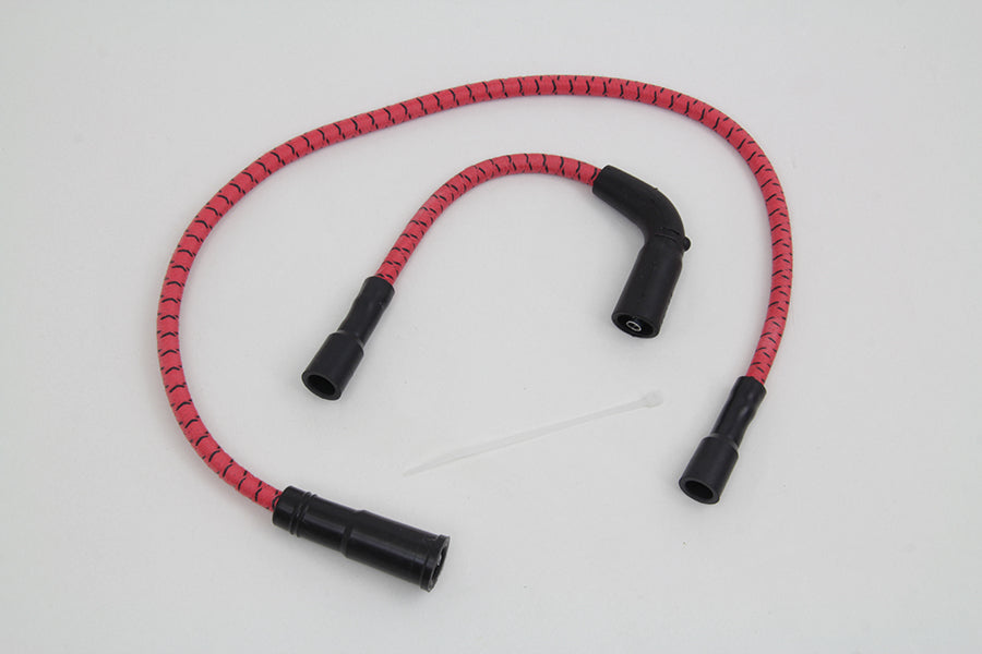 Sumax Red with Black Tracer 7mm Spark Plug Wire Set