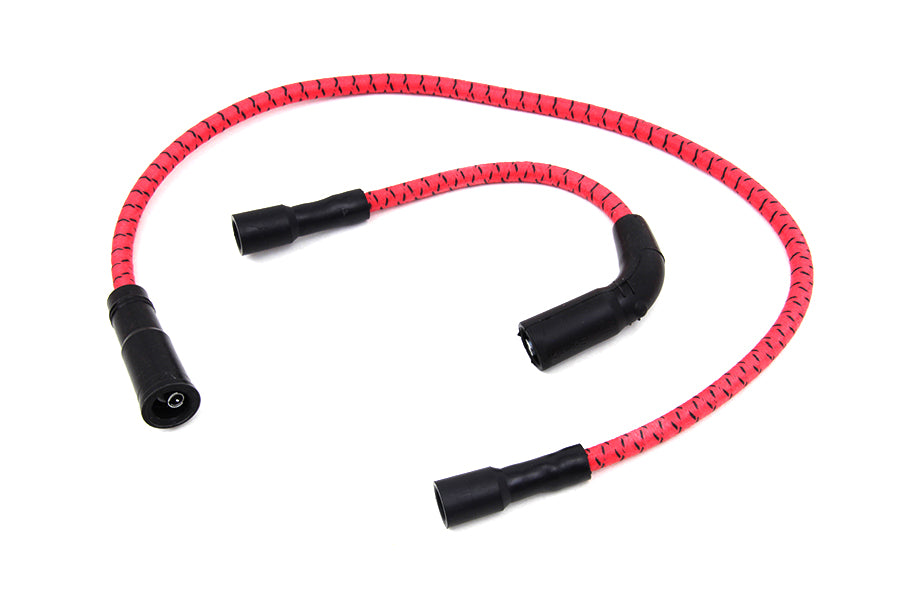 Sumax Red with Black Tracer 7mm Spark Plug Wire Set