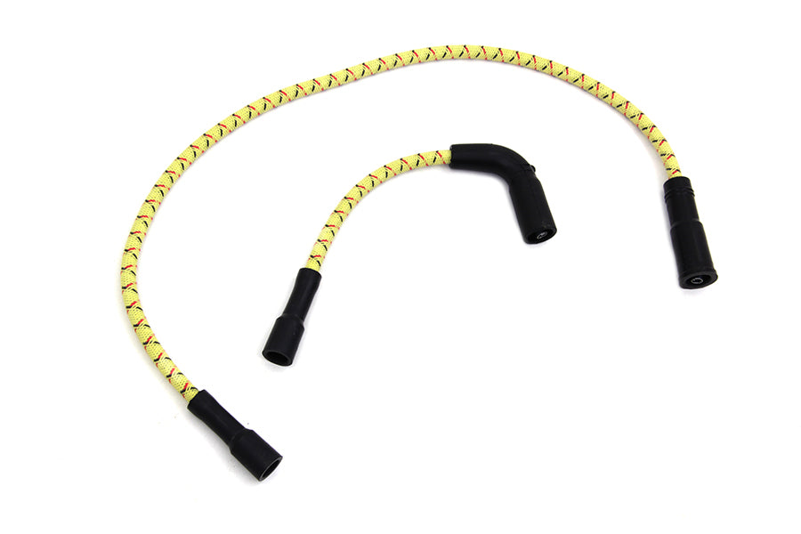 Sumax Yellow with Black & Red Tracer 7mm Spark Plug Wire Set