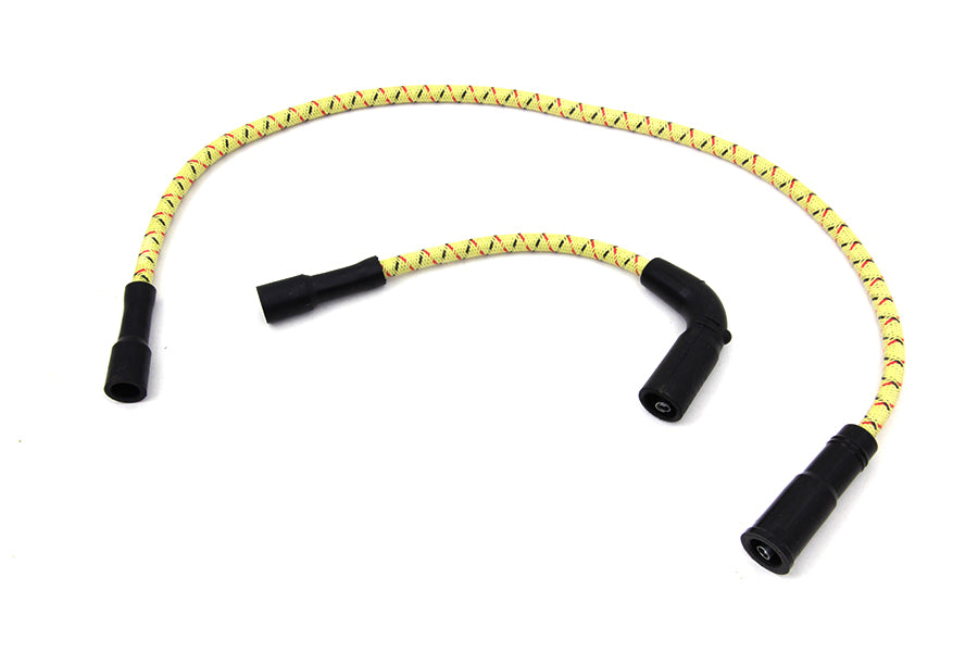 Sumax Yellow with Black & Red Tracer 7mm Spark Plug Wire Set
