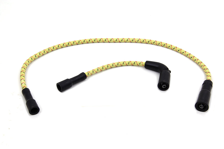 Sumax Yellow with Black & Red Tracer 7mm Spark Plug Wire Set