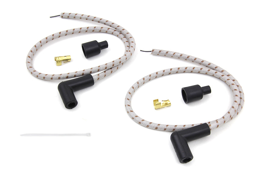 Sumax Grey with Brown Tracer 7mm Spark Plug Wire Set