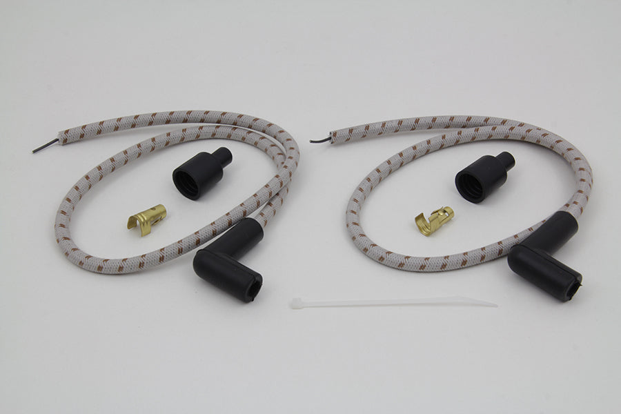 Sumax Grey with Brown Tracer 7mm Spark Plug Wire Set