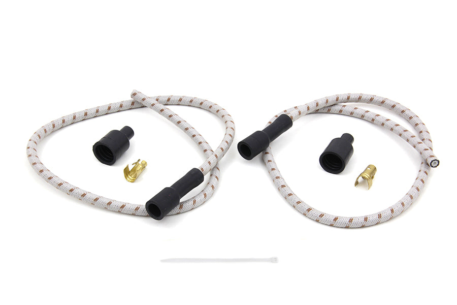 Sumax Grey with Brown Tracer 7mm Spark Plug Wire Set