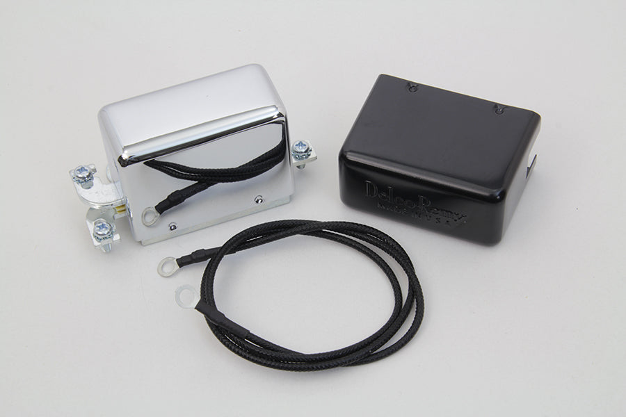 Chrome 12 Volt Regulator Relay