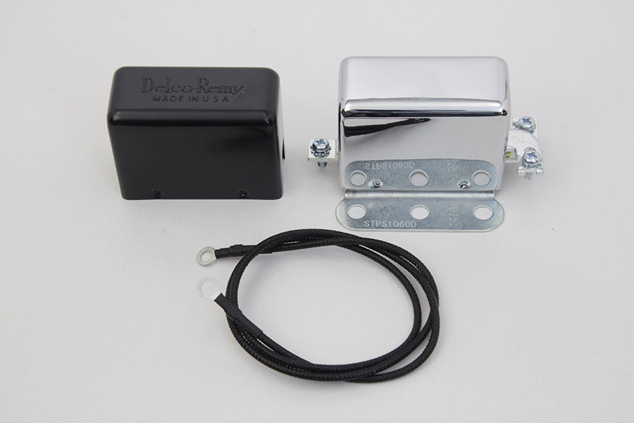 Chrome 12 Volt Regulator Relay