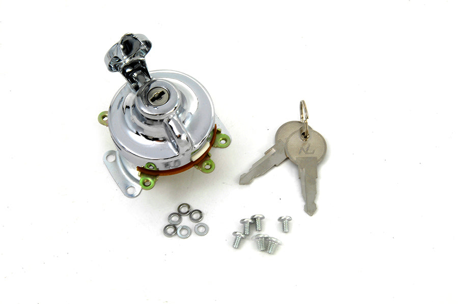 Ignition Key Switch with 5 Terminals