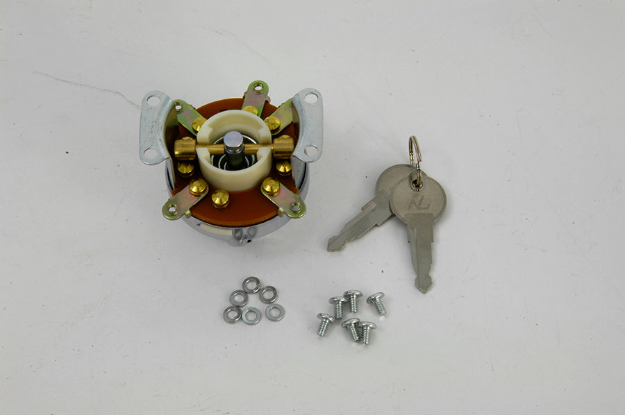 Ignition Key Switch with 5 Terminals