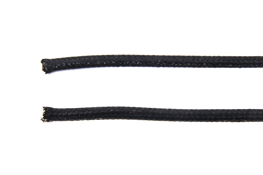 Pure Black 25' Braided Wire