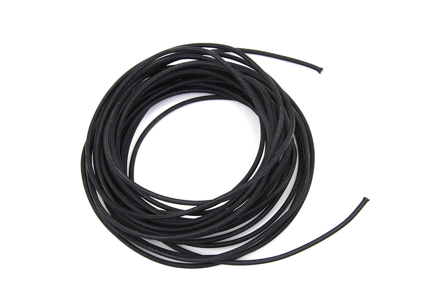 Pure Black 25' Braided Wire