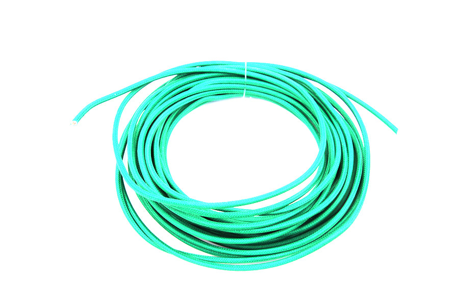 Pure Green 25' Braided Wire