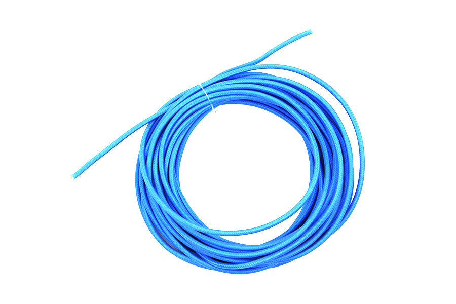 Pure Blue 25' Braided Wire