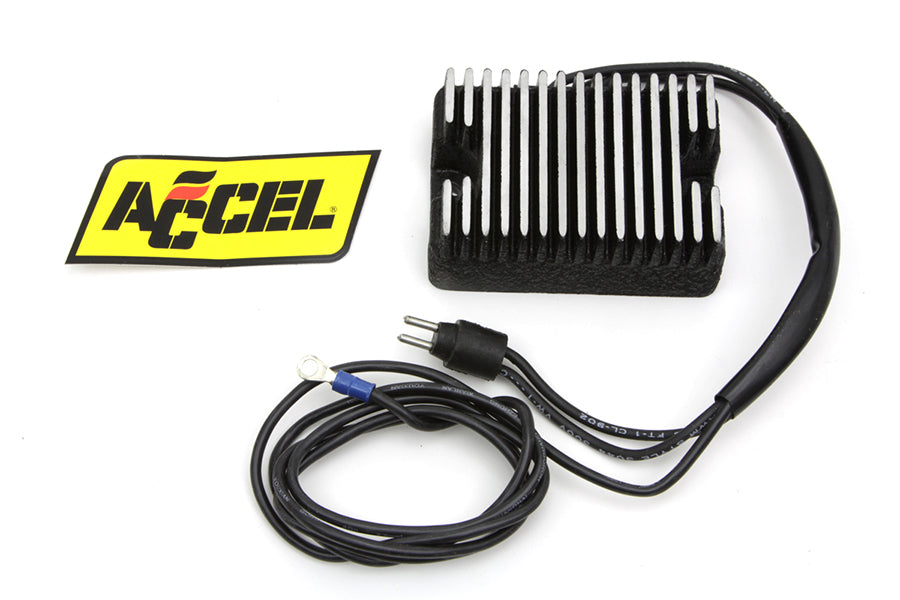 Accel Voltage Regulator Black 22 Amp