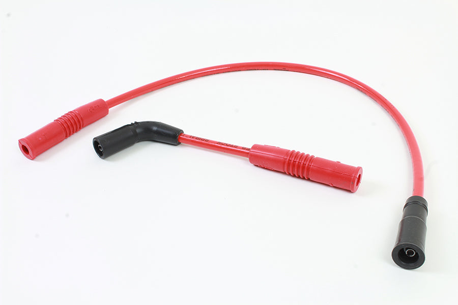 Accel 8mm S/S Spiral Core Ignition Wire Set Red