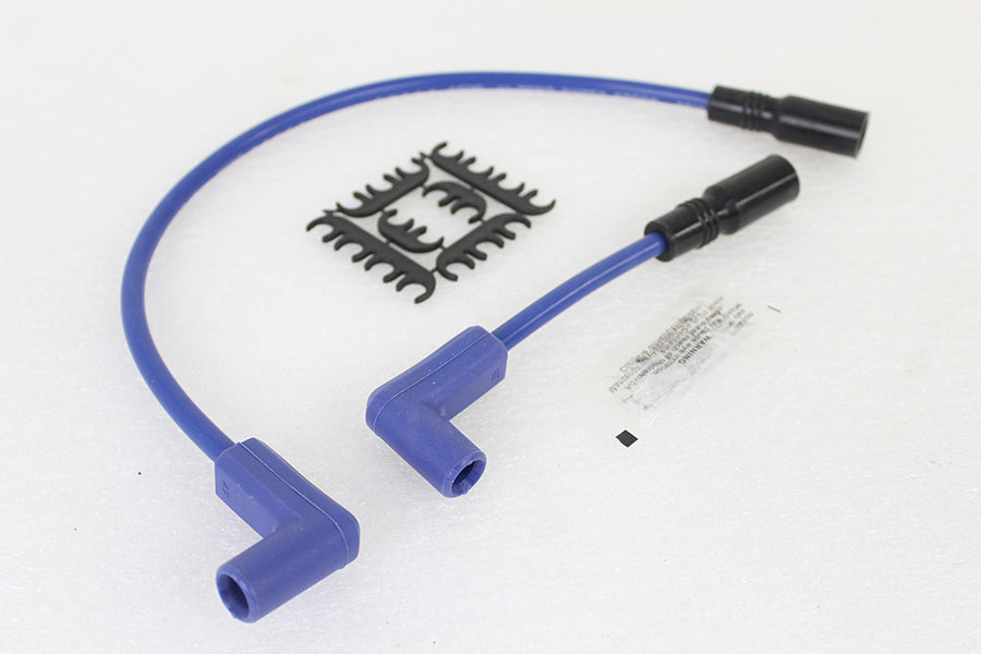 Accel 8mm S/S Spiral Core Ignition Wire Set Blue