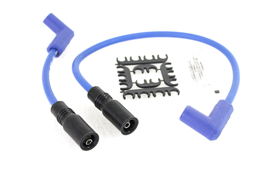 Accel 8mm S/S Spiral Core Ignition Wire Set Blue