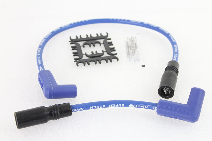 Accel 8mm S/S Spiral Core Ignition Wire Set Blue