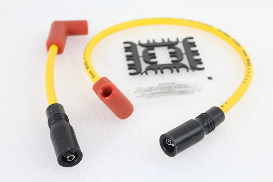 Accel 8mm S/S Spiral Core Ignition Wire Set Yellow