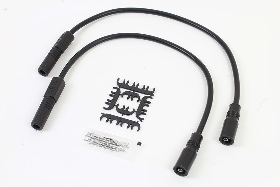 Accel 8mm S/S Spiral Core Ignition Wire Set Black