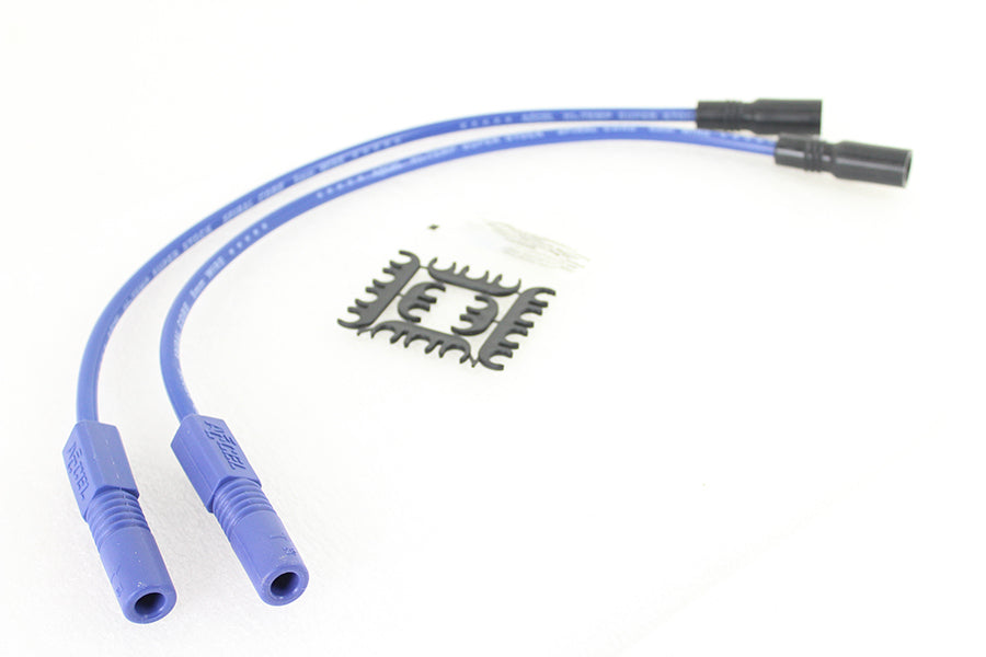 Accel 8mm S/S Spiral Core Ignition Wire Set Blue