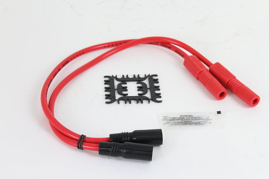 Accel 8mm S/S Spiral Core Ignition Wire Set Red