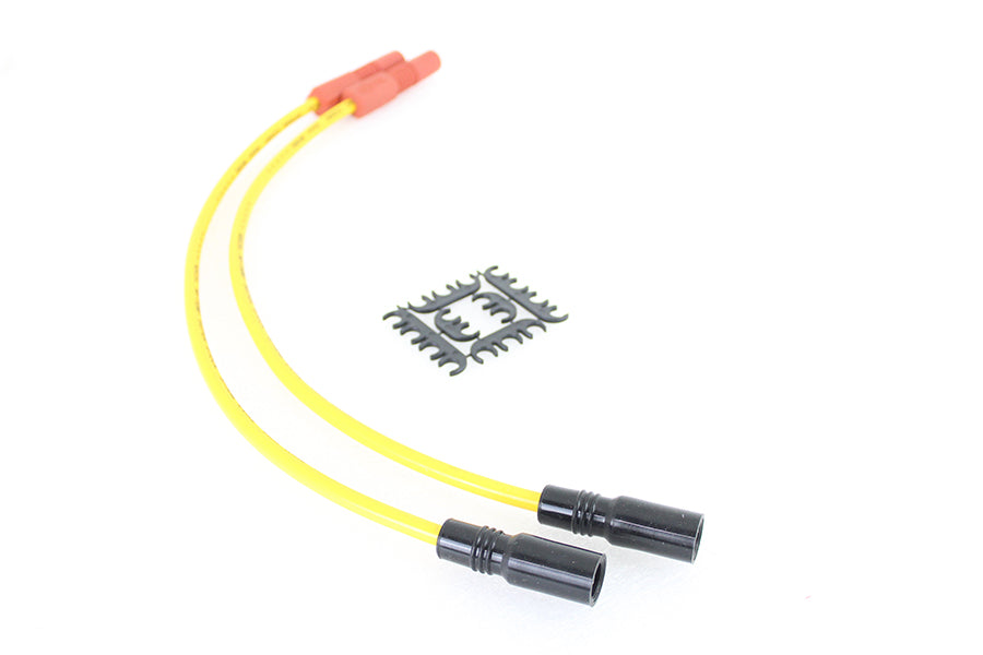 Accel 8mm S/S Spiral Core Ignition Wire Set Yellow