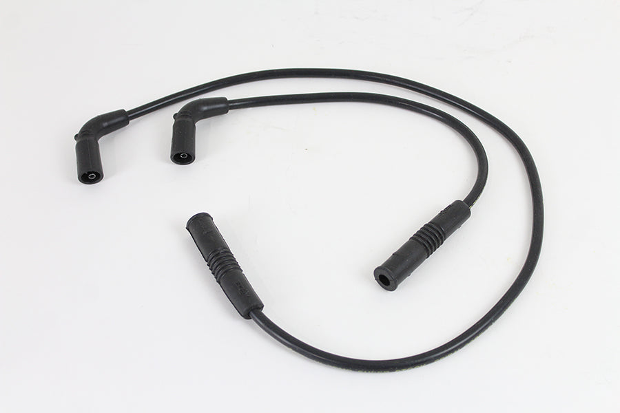 Accel 8mm S/S Spiral Core Ignition Wire Set Black