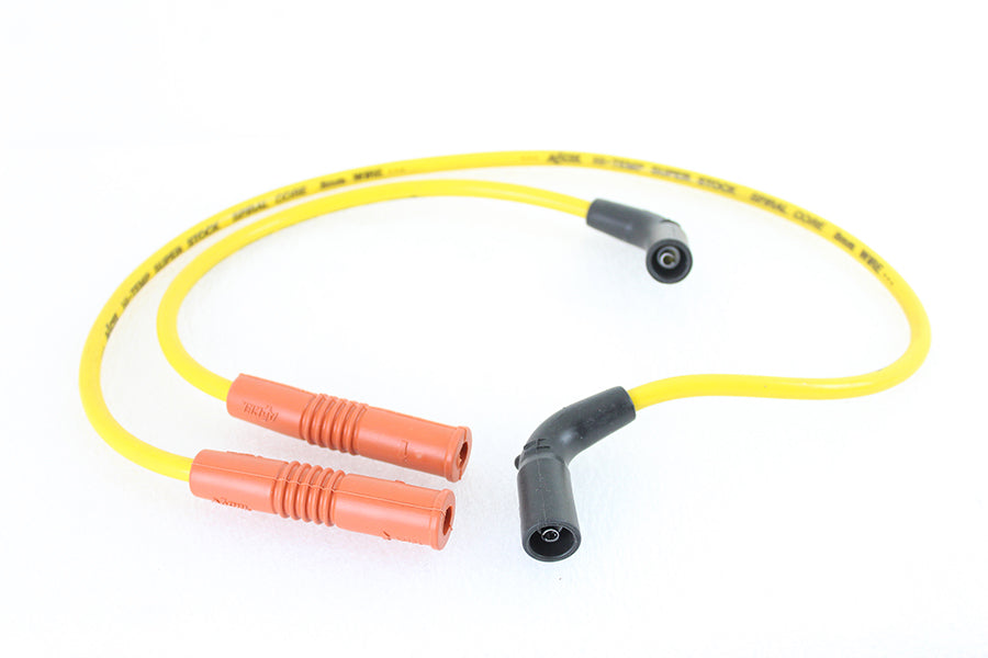 Accel 8mm S/S Spiral Core Ignition Wire Set Yellow
