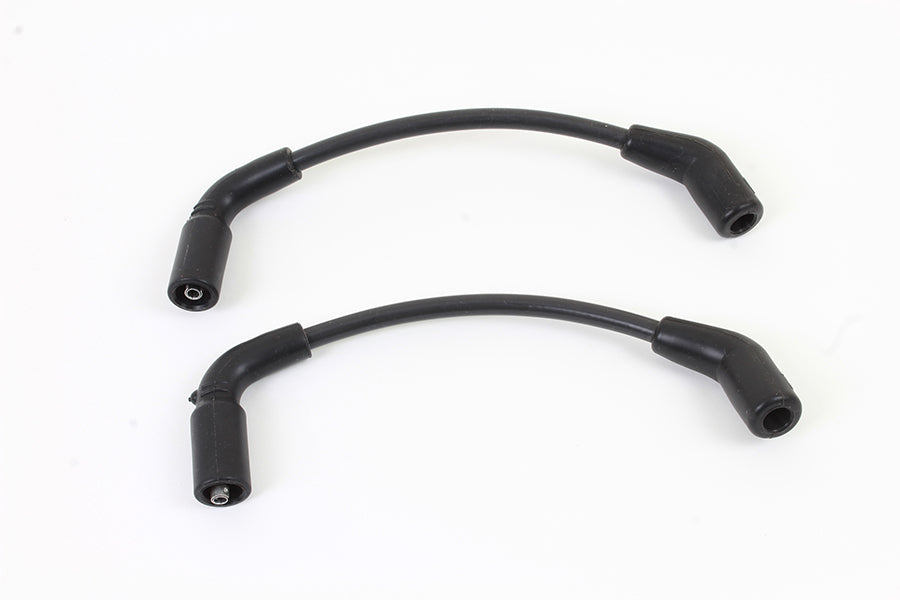 Accel 8mm S/S Spiral Core Ignition Wire Set Black