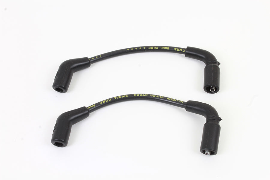 Accel 8mm S/S Spiral Core Ignition Wire Set Black