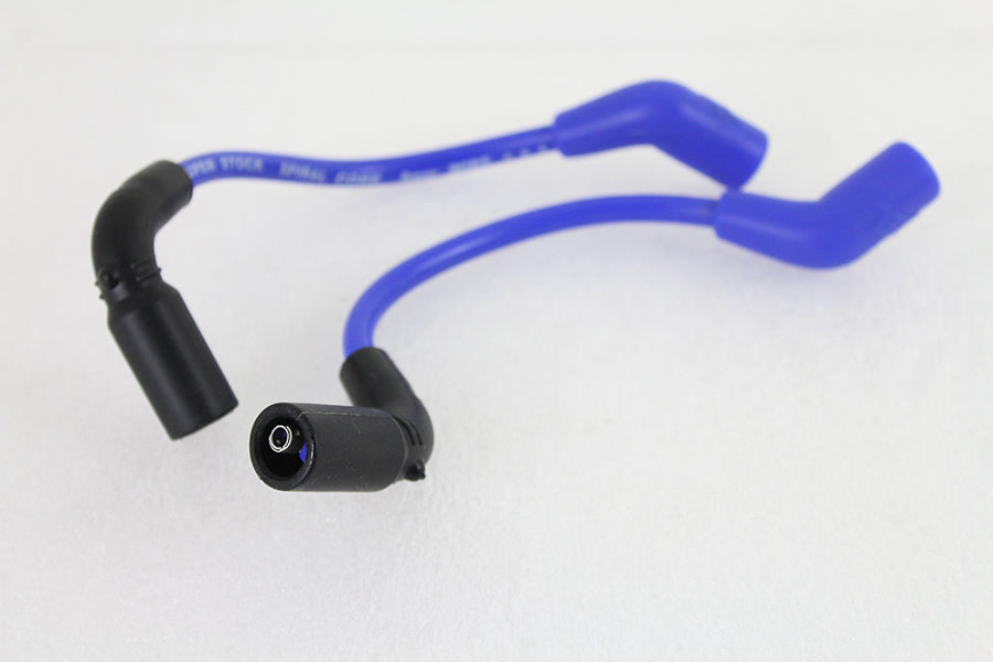 Accel 8mm S/S Spiral Core Ignition Wire Set Blue