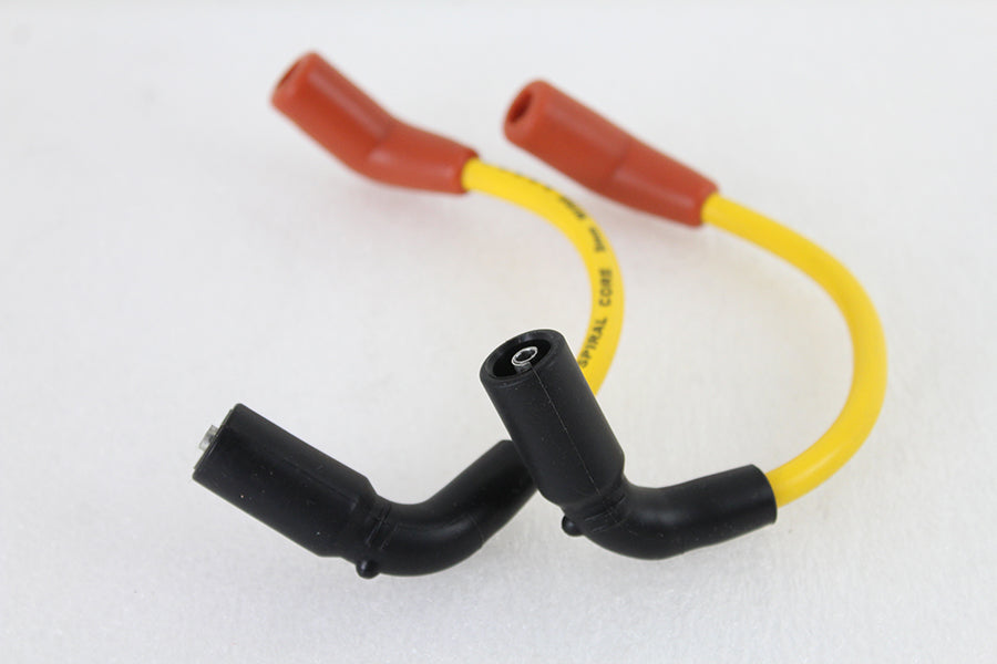 Accel 8mm S/S Spiral Core Ignition Wire Set Yellow