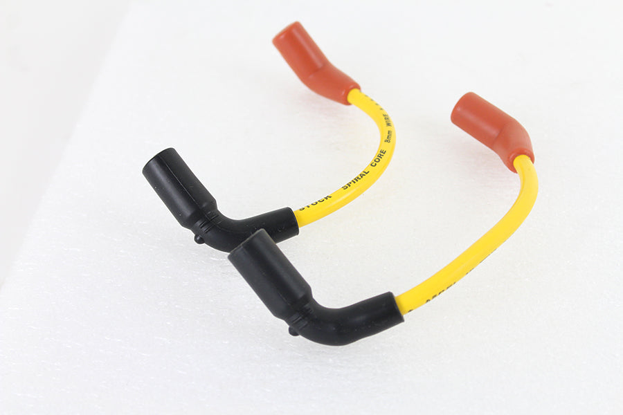Accel 8mm S/S Spiral Core Ignition Wire Set Yellow