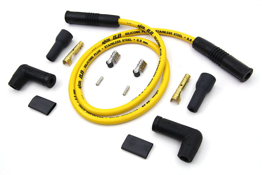 Accel Yellow 8.8mm Spark Plug Wire Kit