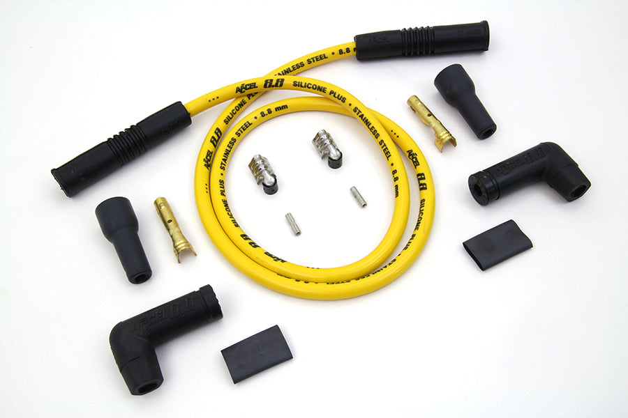 Accel Yellow 8.8mm Spark Plug Wire Kit