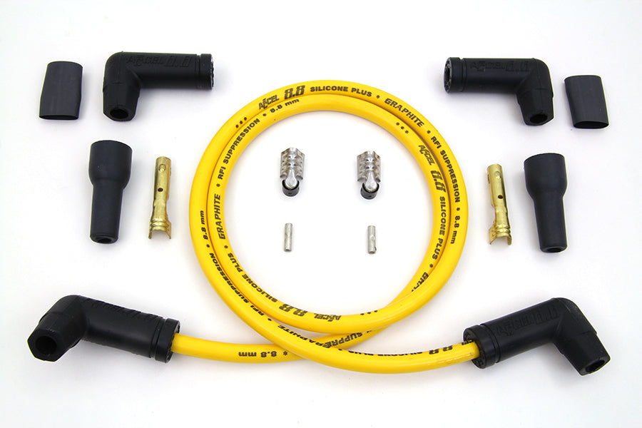 Accel Yellow 8.8mm Spark Plug Wire Kit