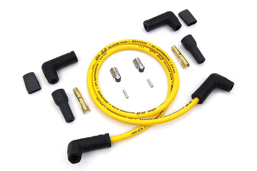 Accel Yellow 8.8mm Spark Plug Wire Kit